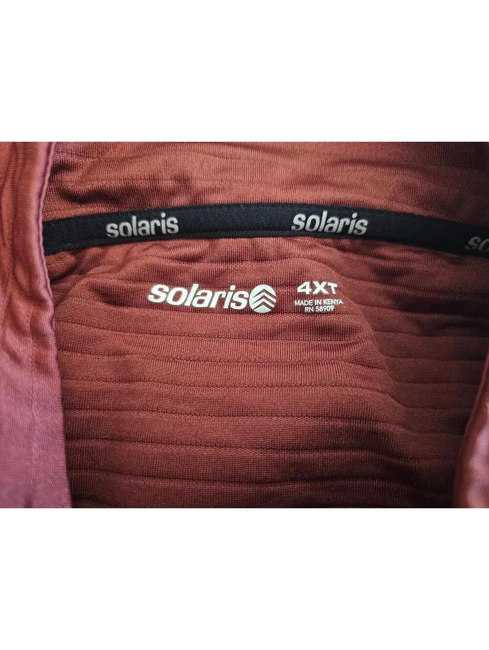 Men's Solaris Pullover Sweater Brown Long Sleeve Workout Size 4XT Front Pocket - Picture 2 of 16
